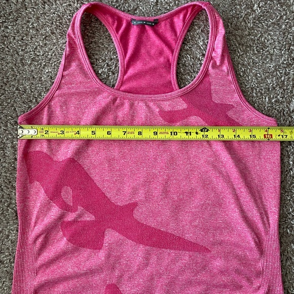 Oiselle Vibrant Pink Flyte Tank Top - Picture 5 of 6